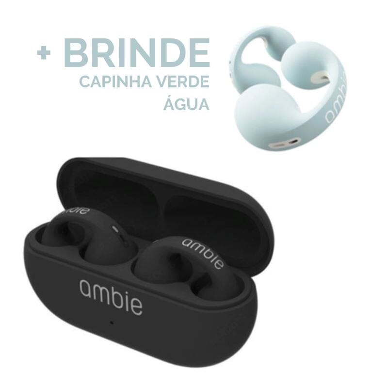 Auscultador de Condução Óssea- Ambie™ (ENVIO EM 48H + BRINDE)